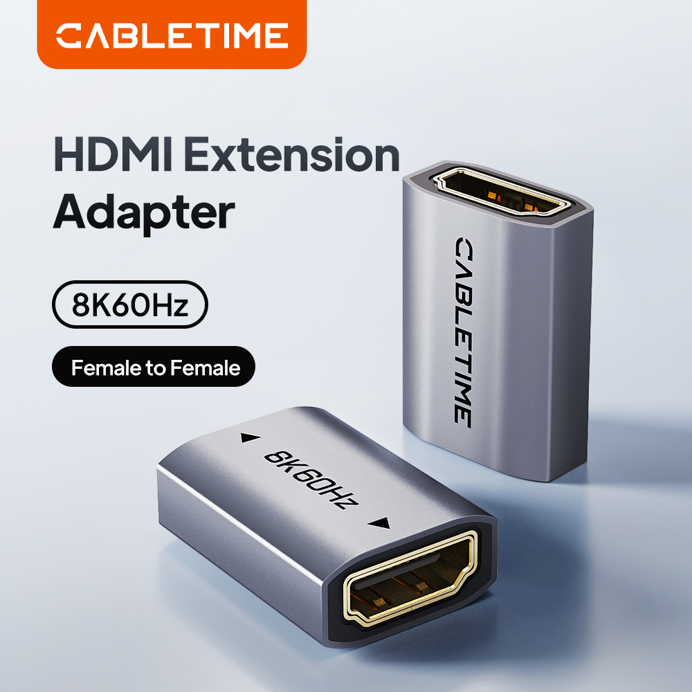 Hdmi Cable 2.1 - CABLETIME 8K60Hz HDMI-compatible Converter Female to