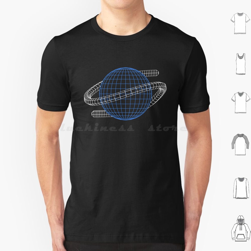 Gaming Console In 90S - Saturn Wireframe T Shirt Men Women