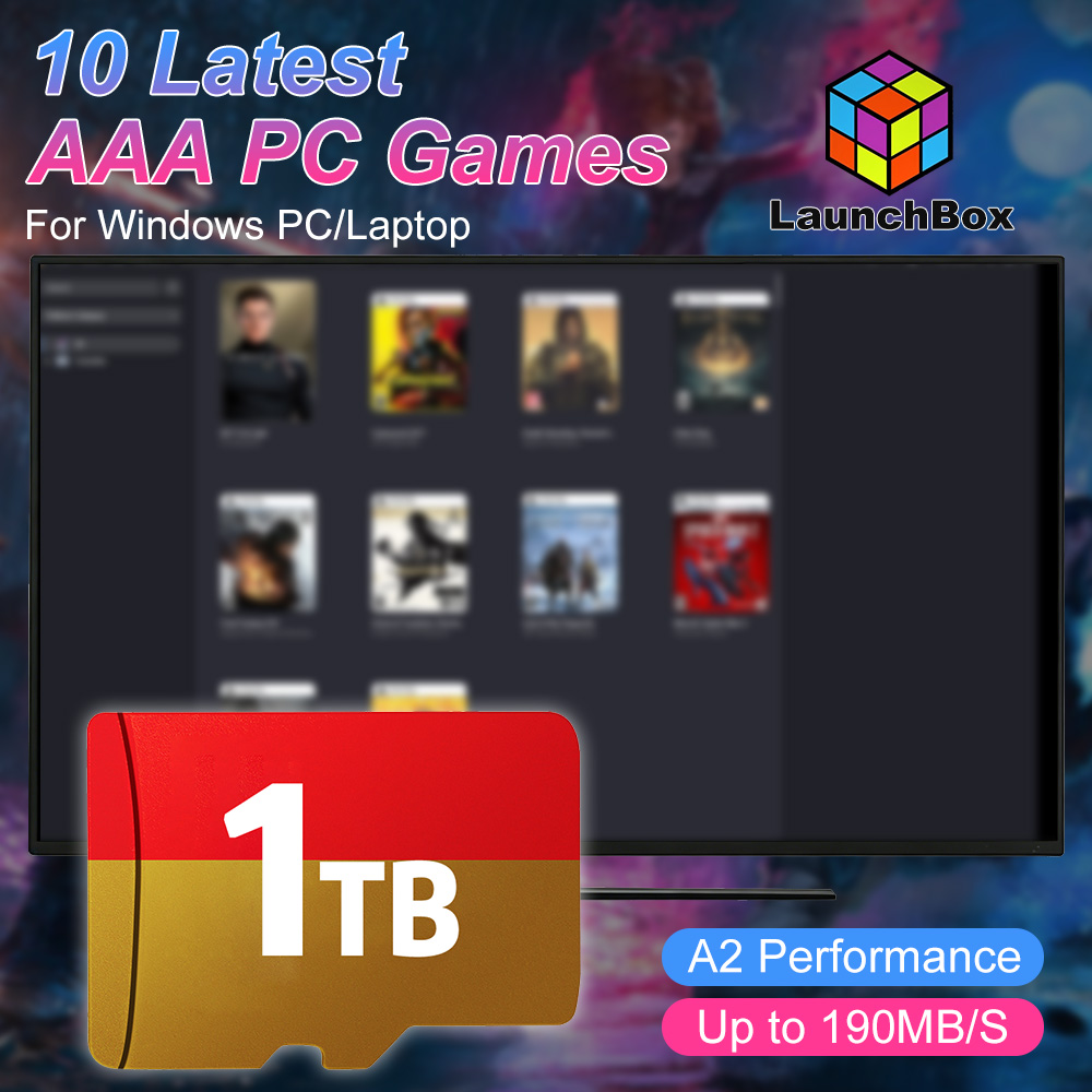 Gaming Console Windows - JMachen 1TB Game TF Card Built