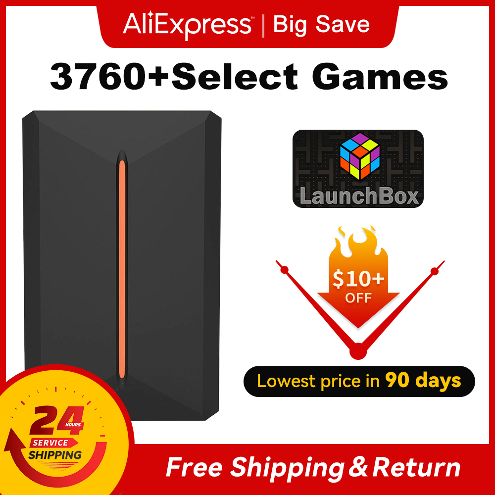 Gaming Console Video Game - 3760+ 3D/AAA Games for PS4/PS3/PS2/Switch/WII/WIIU/N64/DC Etc