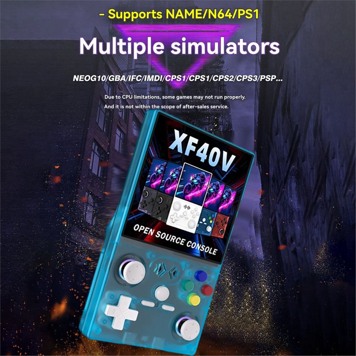 Gaming Console Retro Handheld - A86G NEW XF40V Retro Handheld Game