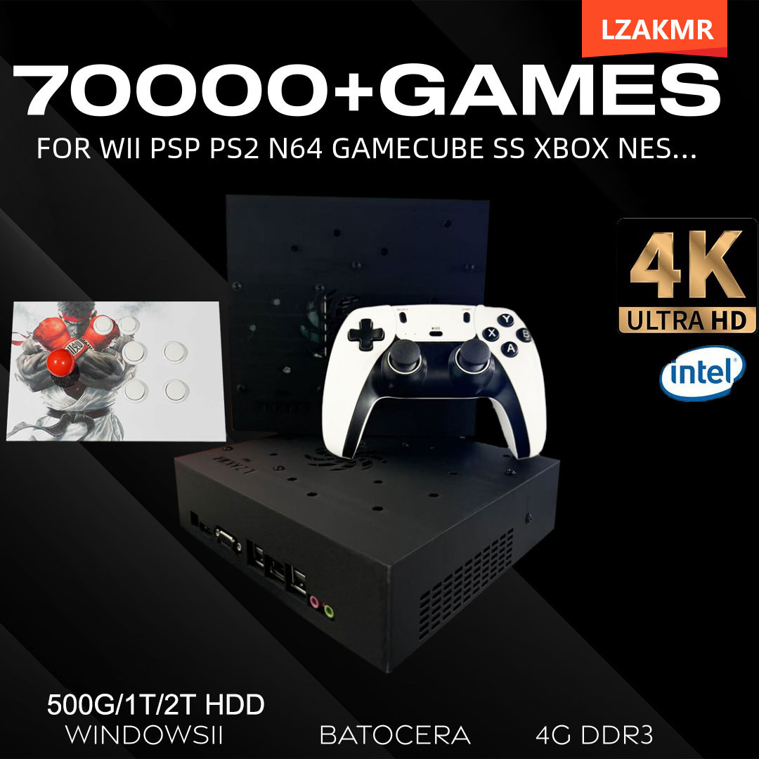 Gaming Console Windows - Retro Gaming Console 70000+ Games 2TB