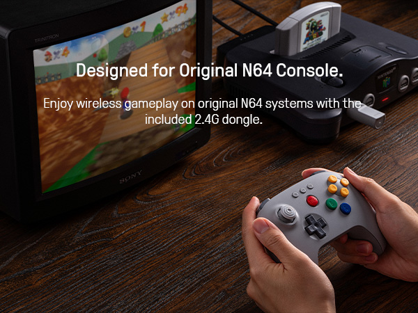 8BitDo N64 2.4G Wireless Gamin - đánh giá và giá Gaming Console Windows