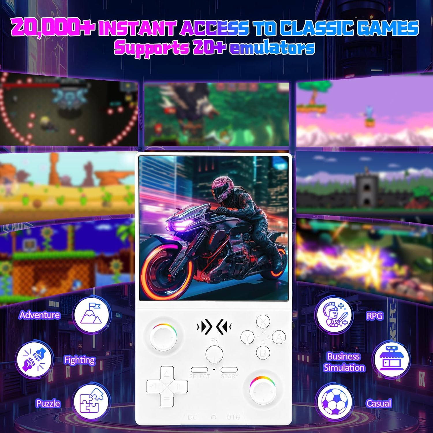 FLLBW XF40V Retro Handheld Gam - đánh giá và giá Gaming Console Retro Handheld