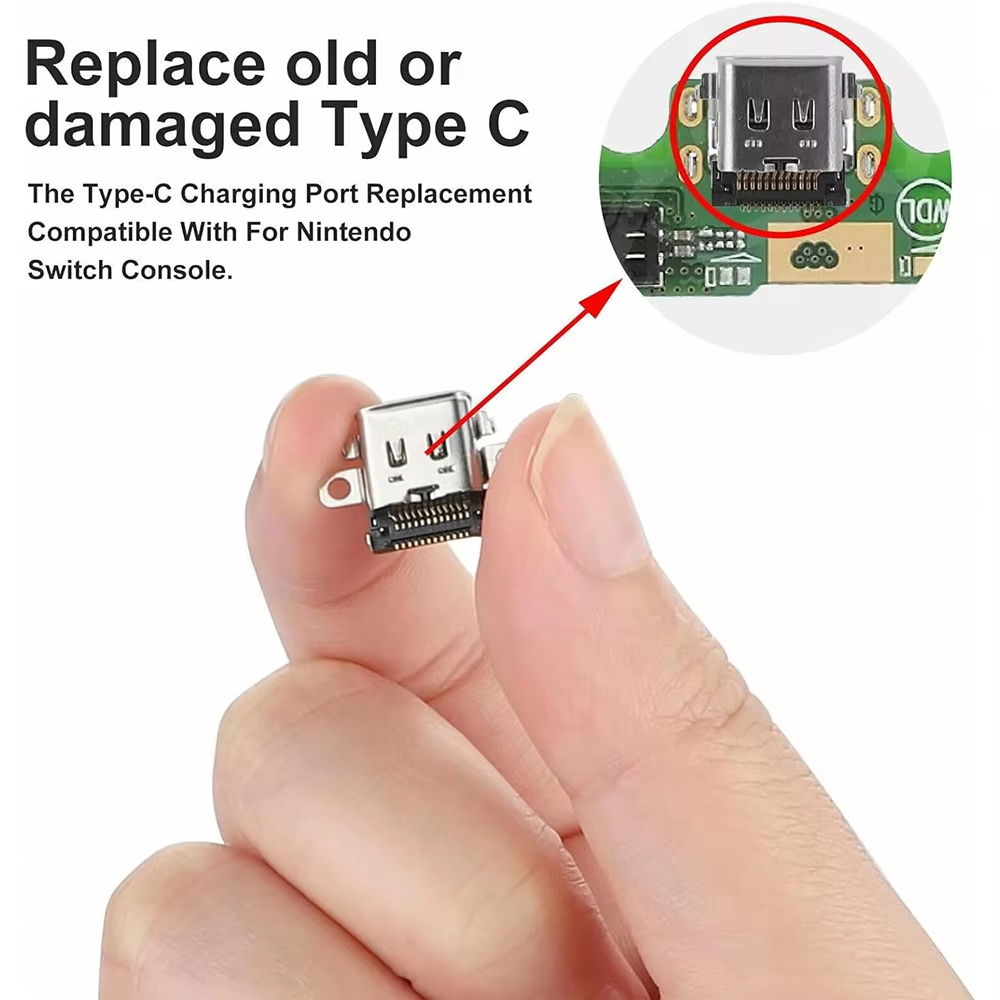 Replacement Type C Port Chargi - đánh giá và giá Nintendo Console Switch Lite