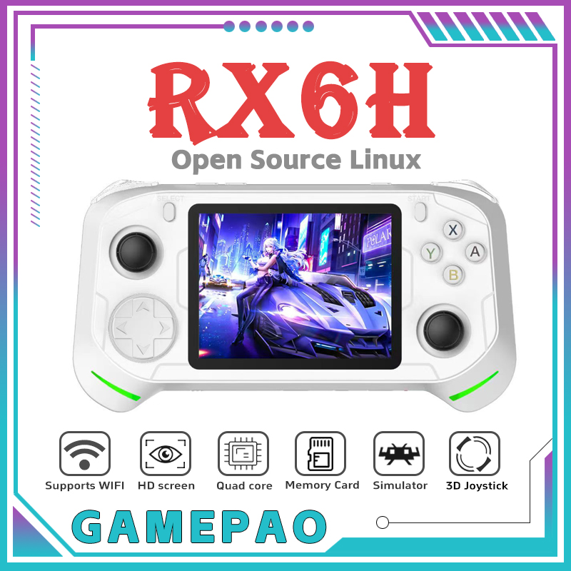 Open Source RX6H Retro Handhel - đánh giá và giá Gaming Console Youtube