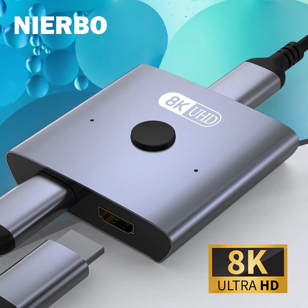 NIERBO 8K Bi-Directional HDMI  - đánh giá và giá Hdmi Cable 2.1