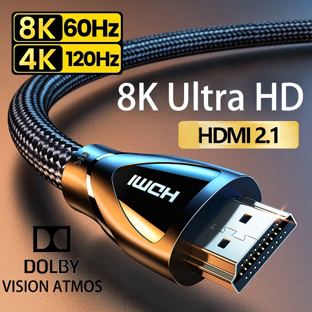 HDMI-Compatible 2.1 Cable Ultr - đánh giá và giá Hdmi Cable 2.1