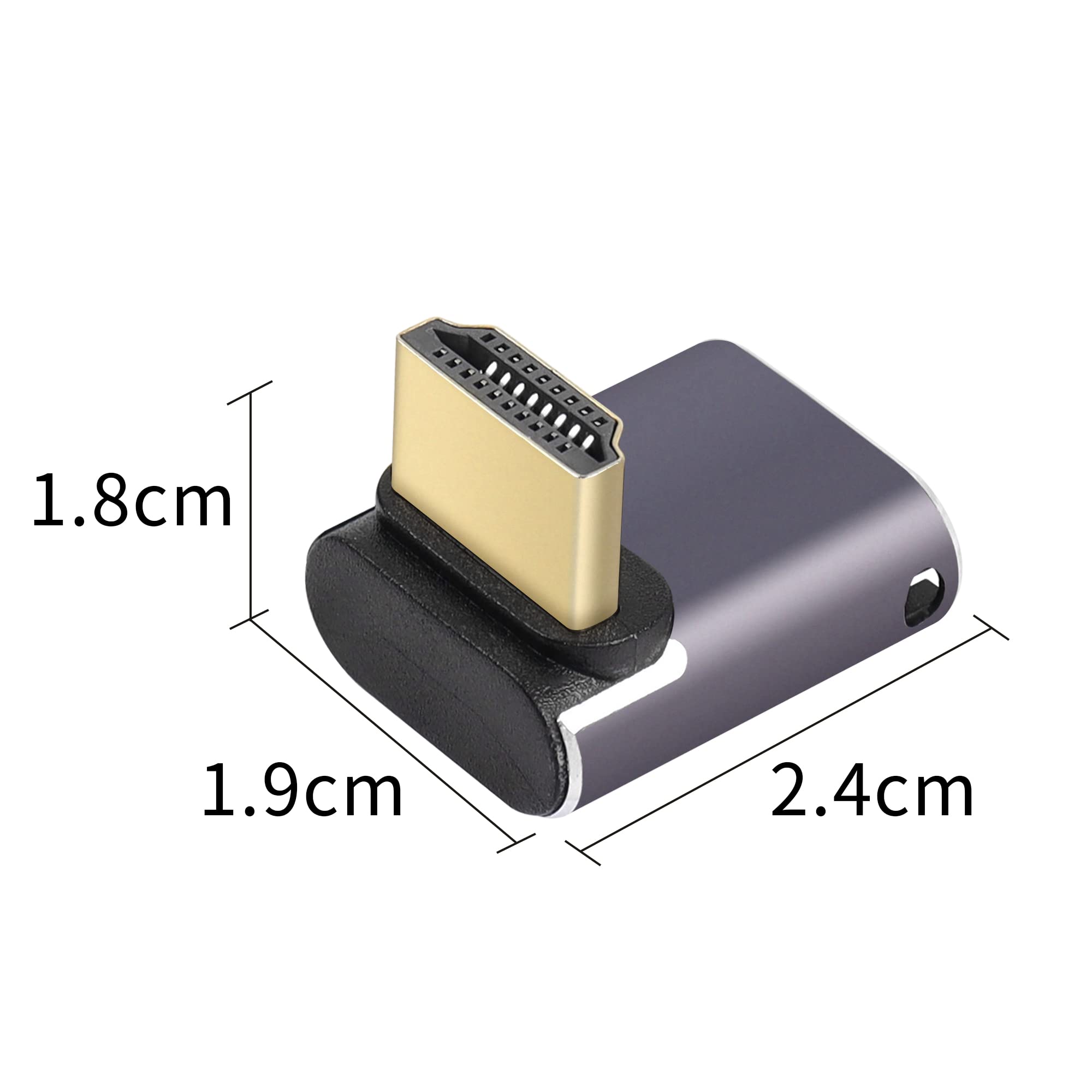 8K 90 Degree Right Angle HDMI  - đánh giá và giá Hdmi Cable 2.1