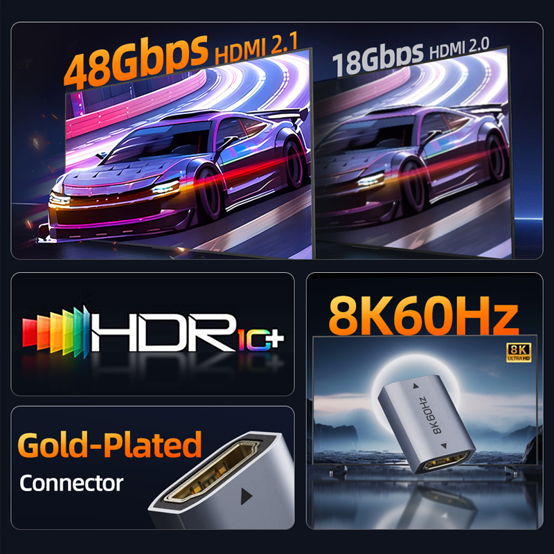 CABLETIME 8K60Hz HDMI-compatib - đánh giá và giá Hdmi Cable 2.1
