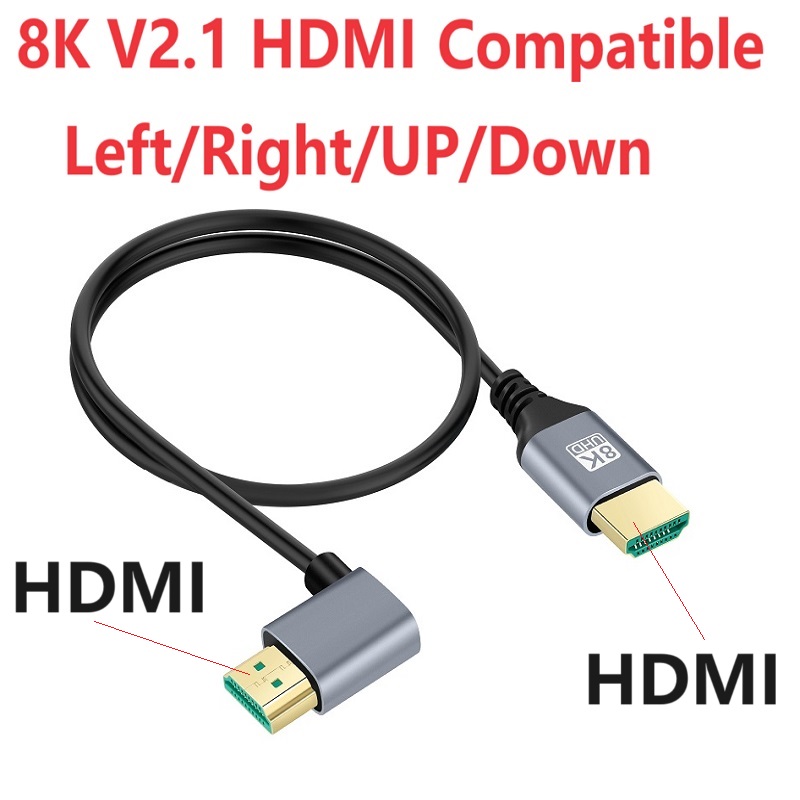 0.5 1M 90 Degree Left/Right/UP - đánh giá và giá Hdmi Cable 2.1