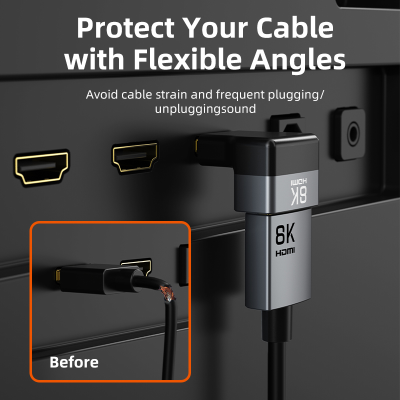 CABLETIME 8K HDMI Adapter Male - đánh giá và giá Hdmi Cable 2.1