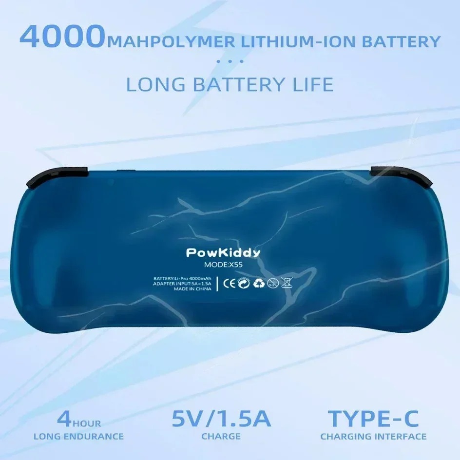 POWKIDDY X55 Handheld Game Con - đánh giá và giá Gaming Console Windows
