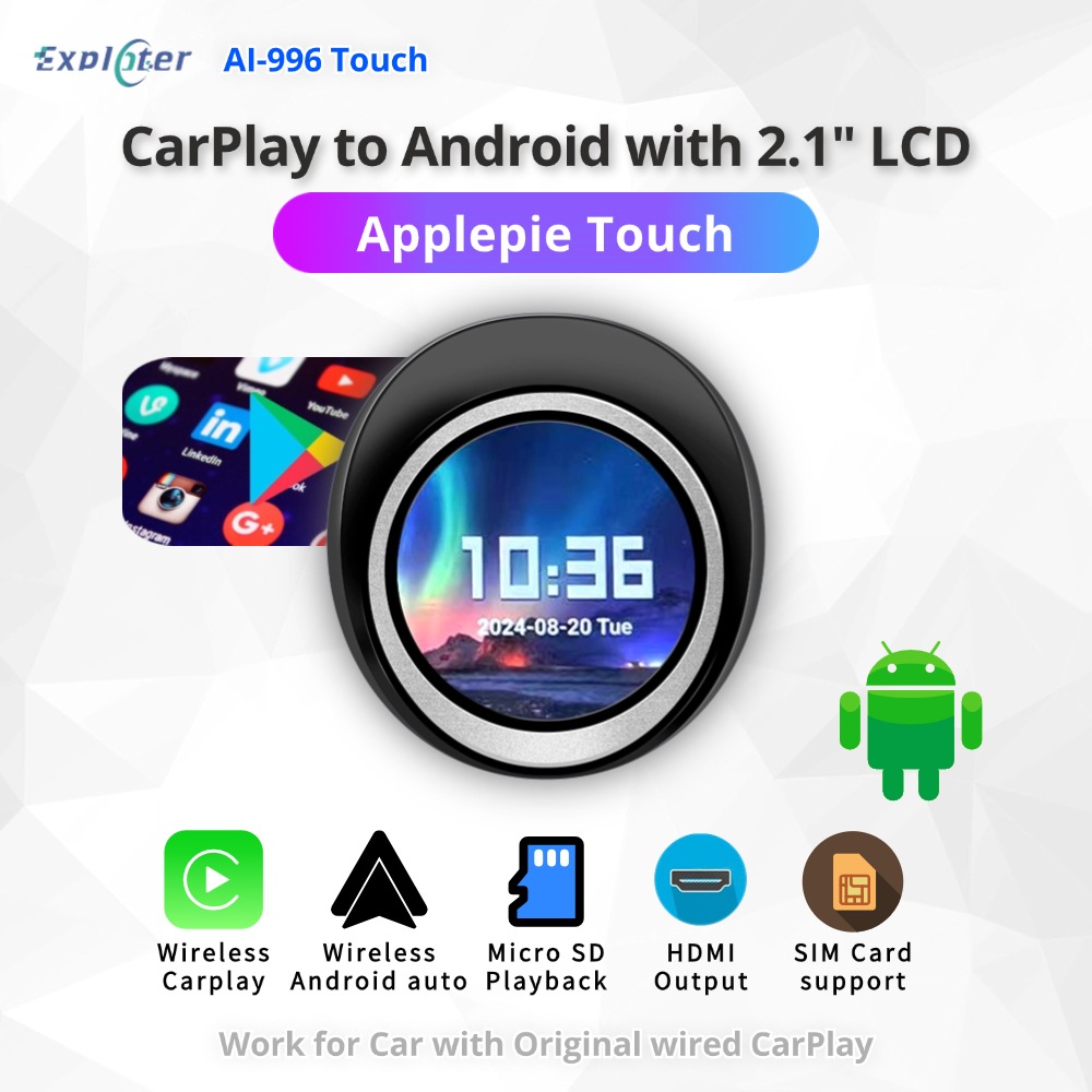 EXPLOTER ApplePie Touch CarPla - đánh giá và giá Hdmi Cable 2.1