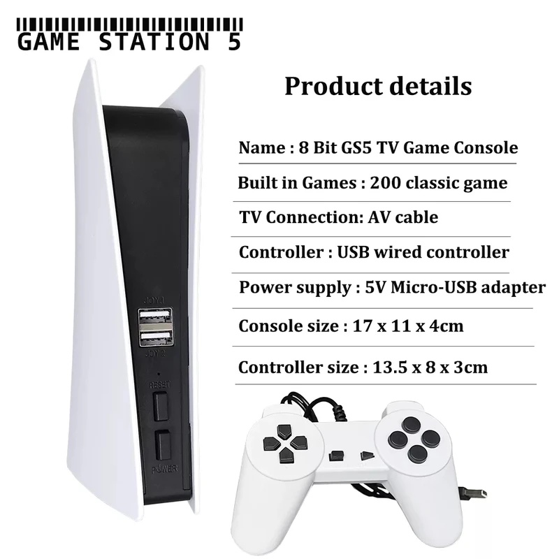 Dropshipping GS5 8 Bit Retro H - đánh giá và giá Gaming Console Gs5