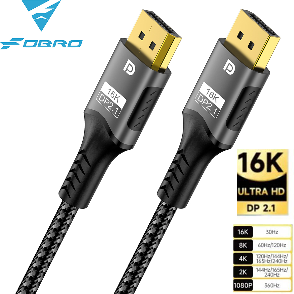 16K DP Cable 8K@120Hz/60Hz 4K@ - đánh giá và giá Hdmi Cable 2.1