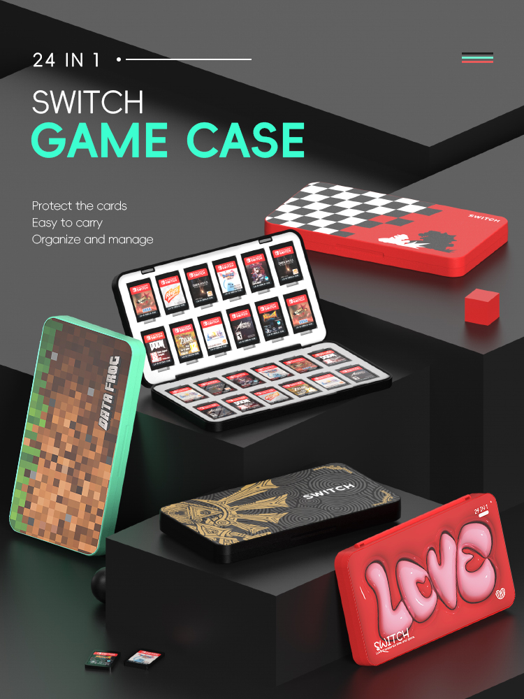 24 in 1 Game Card Case for Swi - đánh giá và giá Nintendo Console Switch Lite