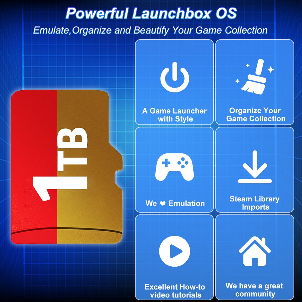 JMachen 1TB Game TF Card Built - đánh giá và giá Gaming Console Windows