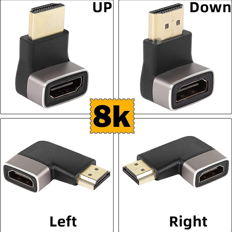 Right Angle HD 2.1 Adapter Mal - đánh giá và giá Hdmi Cable 2.1
