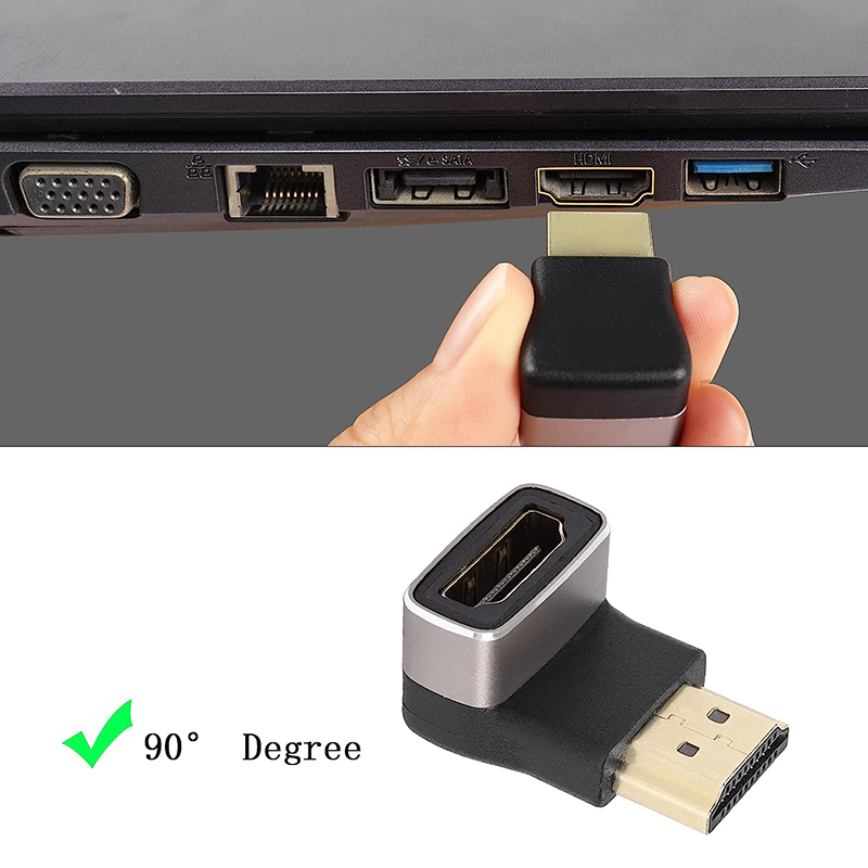 Right Angle HD 2.1 Adapter Mal - đánh giá và giá Hdmi Cable 2.1
