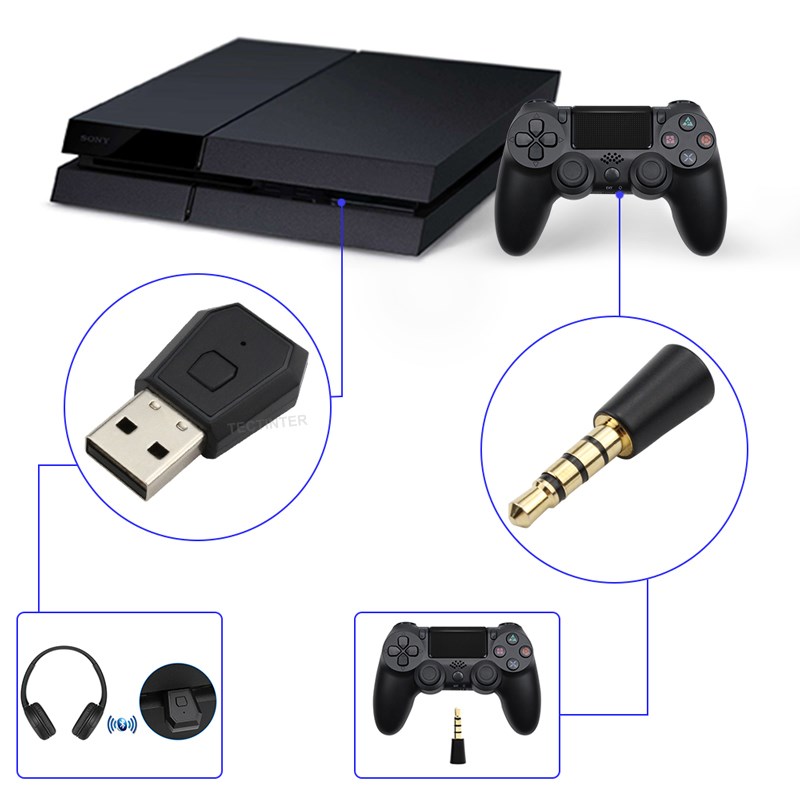 USB Wireless Adapter Receiver  - đánh giá và giá Gaming Console Headset