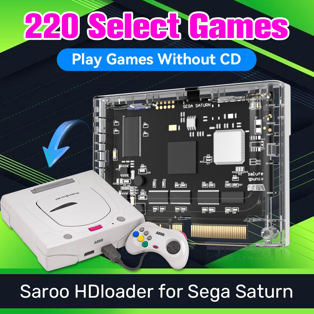 SAROO SS HDLoader For Sega Sat - đánh giá và giá Gaming Console Video Game