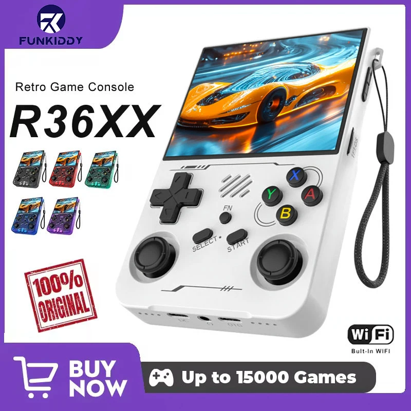 FUNKIDDY R36XX Game Console AR - đánh giá và giá Gaming Console Linux
