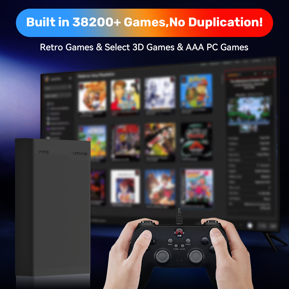 Hyper Base MIX 500G 38200+Game - đánh giá và giá Gaming Console Gs5