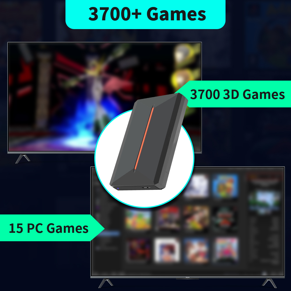 Launchbox OS 500GB Portable Ga - đánh giá và giá Gaming Console Video Game