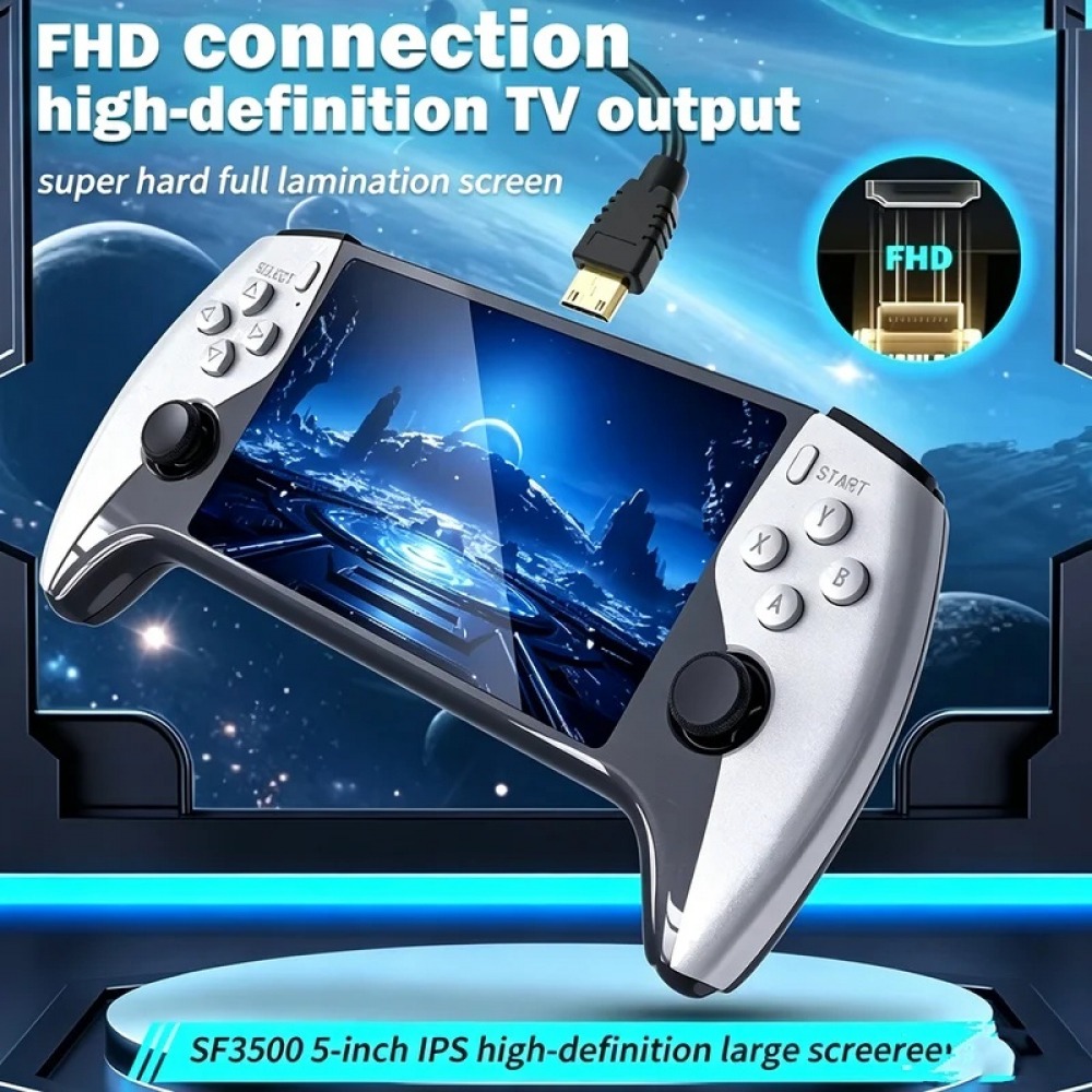 SF3500 5 inch Handheld Game Co - đánh giá và giá Gaming Console Retro Handheld